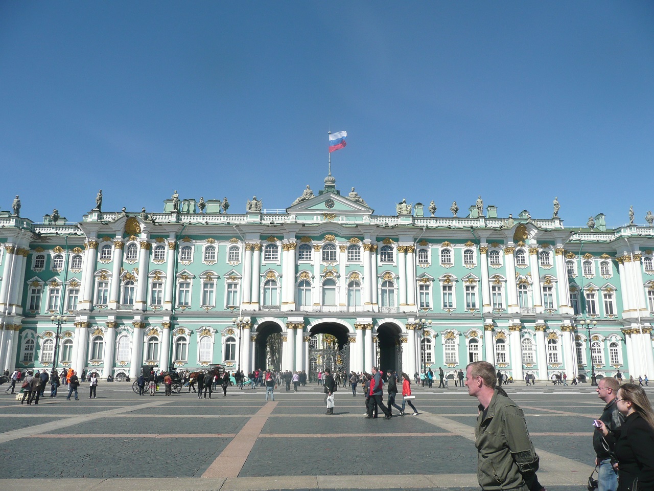 The Winter Palace. Russia, St Petersburg. 